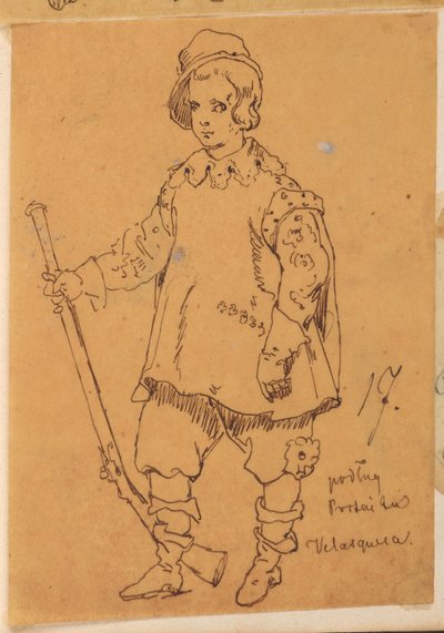 Skarbczyk. Jüngling mit Gewehr. av Jan Matejko