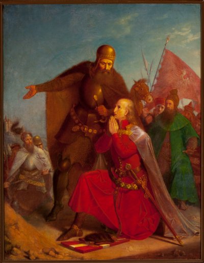 Władysław Jagiełło och Witold ber före slaget vid Grunwald av Jan Matejko