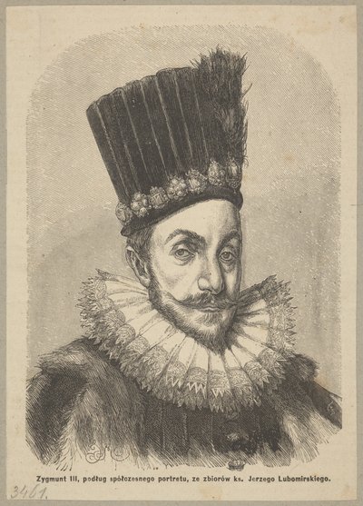 Sigismund III Vasa (1566-1632), kung av Polen och storfurste av Litauen åren 1587-1632 av Jan Matejko