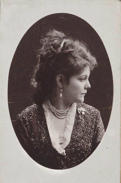 Porträtt av pianisten och kompositören Sophie Menter 1846-1918, 1893. av Jan Mieczkowski