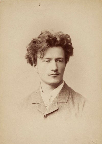 Porträtt av kompositören Ignacy Jan Paderewski 1860-1941, ca. 1883. av Jan Mieczkowski