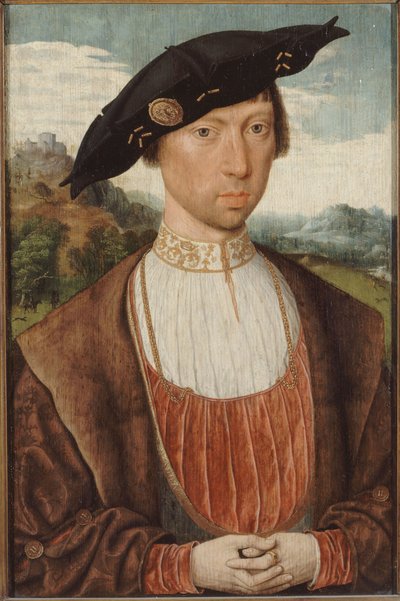 Porträtt av Joost van Bronckhorst av Jan Mostaert