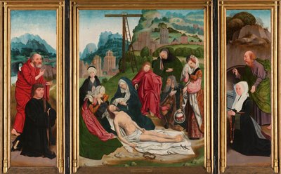 Triptyk med klagosången av Jan Mostaert