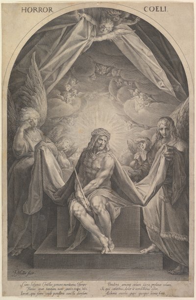 Kristus som en man av sorger, ca. 1610. av Jan Muller