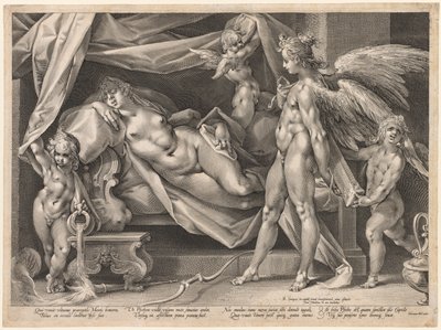 Cupid och Psyche av Jan Muller