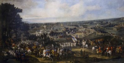 Slaget vid Guastalla av Jan Peeter Verdussen