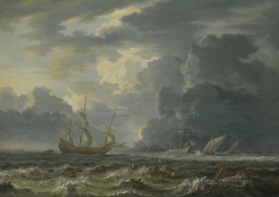 Sjöfart i oroligt hav av Jan Peeters the Elder