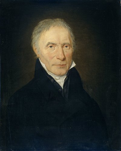 Porträtt av Heinrich Gottfried Theodor Crone, grundare av H.G.Th. Crone Company i Amsterdam av Jan Philip Simon