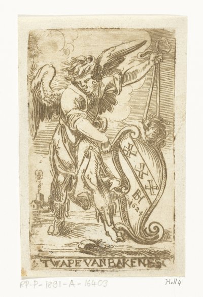 Bakkenesfamiljens vapen The Wapen van Bakenes (titel på objekt) av Jan Philipsz. van Bouckhorst