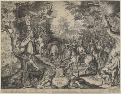 Allegory of Flourishing State of the United Provinces av Jan Pietersz Saenredam