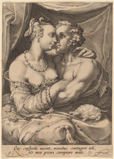 Rör av Jan Pietersz Saenredam after Hendrik Goltzius