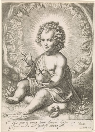 Före Christuskind als Salvatore av Jan Saenredam (attributed to)