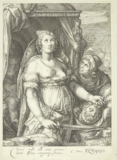Judith med huvudet av Holofernes av Jan Saenredam