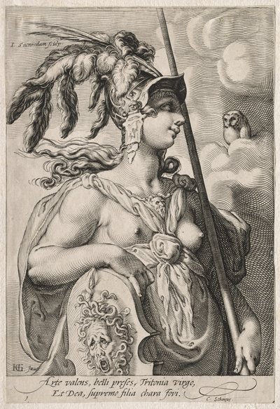 Pallas Athena av Jan Saenredam