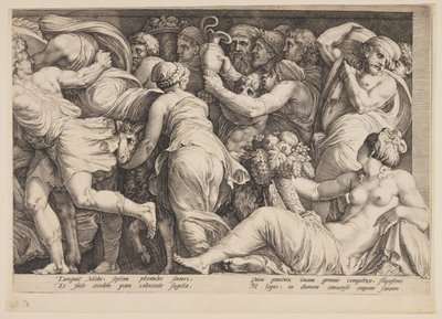 Bestraffningen av Niobe (plansch 8) av Jan Saenredam