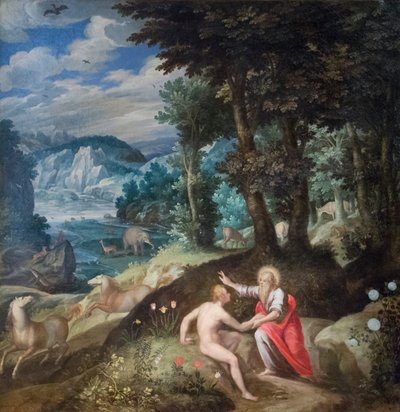 Adams skapelse, ca 1586-89 (olja på duk) av Jan Soens