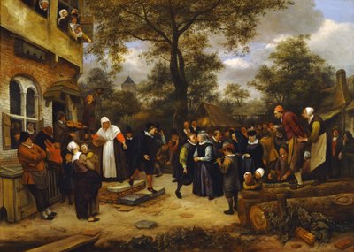 Äktenskap i byar av Jan Steen