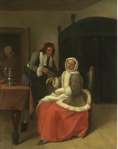 Älskare av vin av Jan Steen