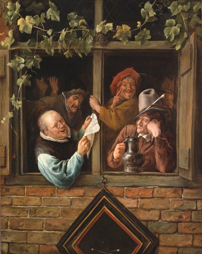 Retoriker vid ett fönster av Jan Steen