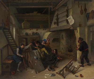 Slagsmål på en krog av Jan Steen