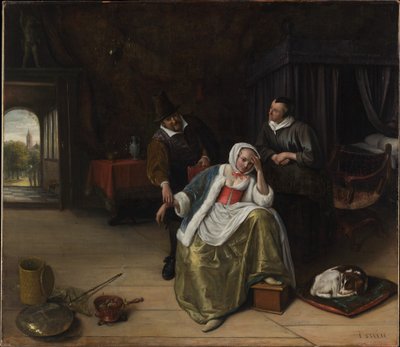 Den kärlekssjuka flickan av Jan Steen