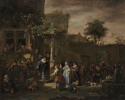 Bröllopet i The Village av Jan Steen