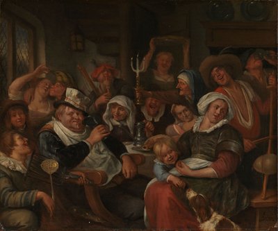 Trettondagsafton av Jan Steen