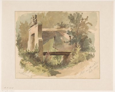 Ruin av slottet Heemstede av Jan Striening
