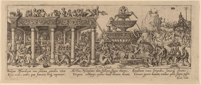 Ungdomens källa av Jan Theodor de Bry after Barthel Beham