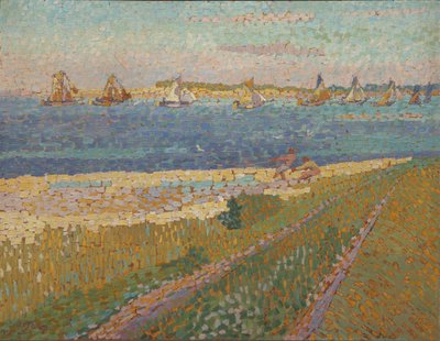 Schelde nära Veere, 1907 av Jan Toorop