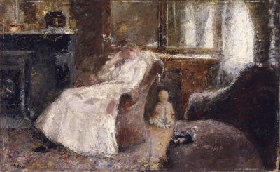Kvinna i vitt av Jan Toorop