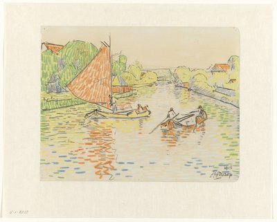 Kanalen vid Veere av Jan Toorop