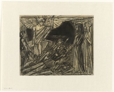 Maria vid graven tilltalad av en ängel av Jan Toorop