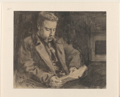 Porträtt av Engelbert van Bevervoorde, guvernör i Muiden av Jan Toorop