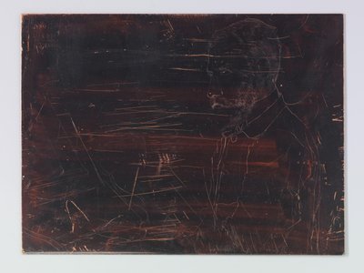 Porträtt av kompositören H. van den Berg av Jan Toorop