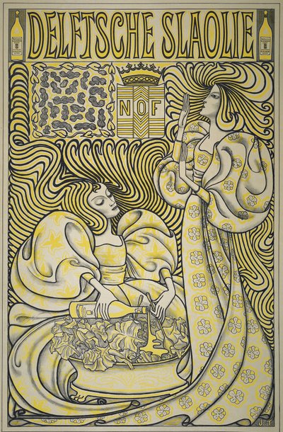 Affisch för Delft Salad Oil av Jan Toorop
