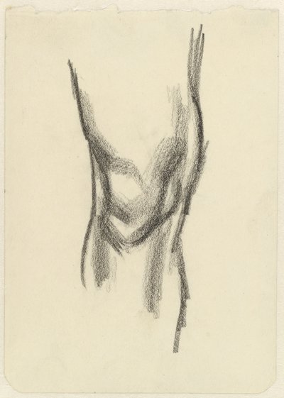 Studie av ett knä av Jan Toorop