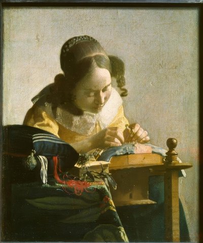 Spetsmakaren av Jan Vermeer van Delft