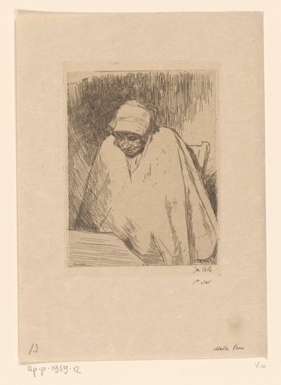 Malle Teun (originaltitel på objekt) av Jan Veth (signed by artist)