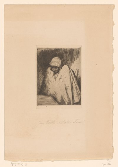 Malle Teun (originaltitel på objekt) av Jan Veth (signed by artist)