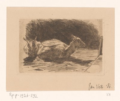 Två getter av Jan Veth (signed by artist)