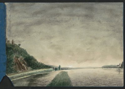 Berglandskap vid en sjö av Jan Veth