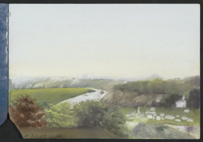 Berglandskap med en flod av Jan Veth