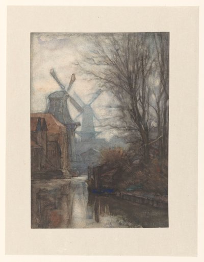 Kvarnar på en kanal av Jan Veth