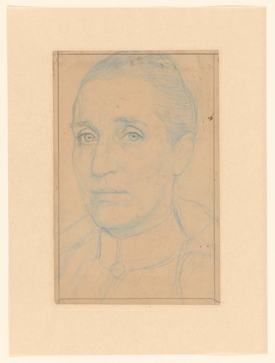 Porträtt av Anna Dorothea Veth-Dirks av Jan Veth