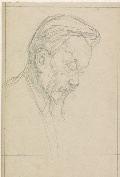 Porträtt av Cornelis Hofstede de Groot av Jan Veth