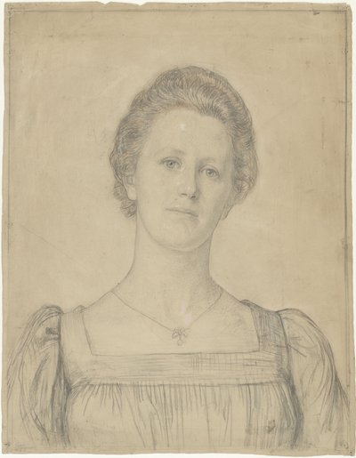 Porträtt av Emilie van Kerckhoff av Jan Veth