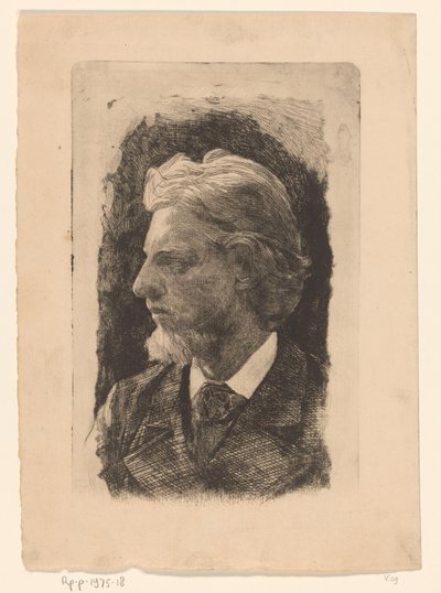 Porträtt av Jacques Perk av Jan Veth