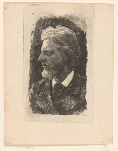 Porträtt av Jacques Perk av Jan Veth