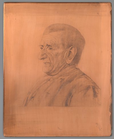 Porträtt av Jan Schaap av Jan Veth